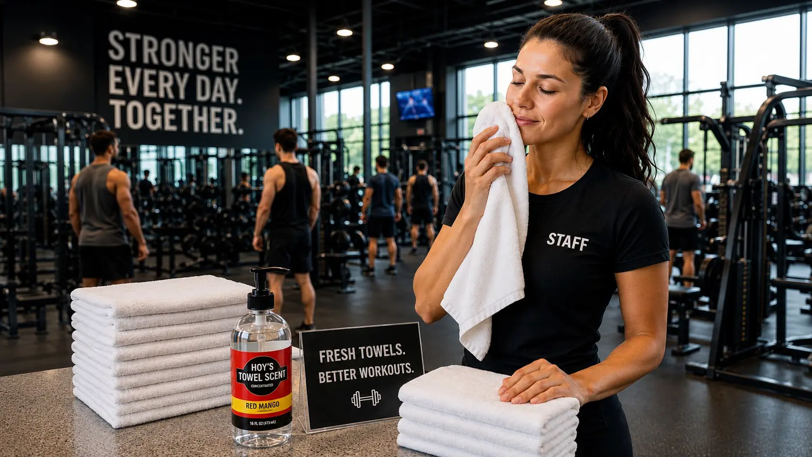 gym towel scent